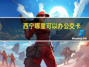 西宁哪里可以办公交卡