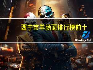 西宁市羊肠面排行榜前十