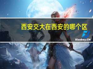 西安交大在西安的哪个区
