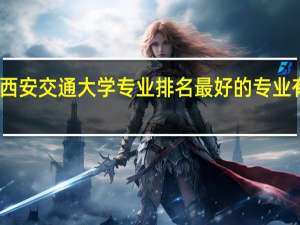 西安交通大学专业排名 最好的专业有哪些