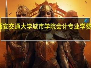 西安交通大学城市学院会计专业学费是多少，这个专业二三本在一起吗