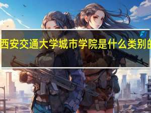 西安交通大学城市学院是什么类别的学校