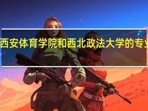 西安体育学院和西北政法大学的专业对比