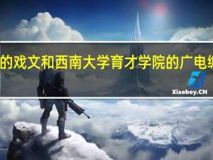 西安培华学院的戏文和西南大学育才学院的广电编哪个专业好一点呢