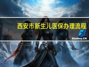 西安市新生儿医保办理流程