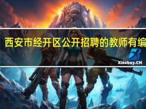 西安市经开区公开招聘的教师有编制吗