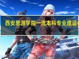 西安思源学院一流本科专业建设名单