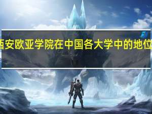西安欧亚学院在中国各大学中的地位怎么样