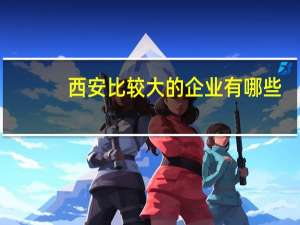 西安比较大的企业有哪些