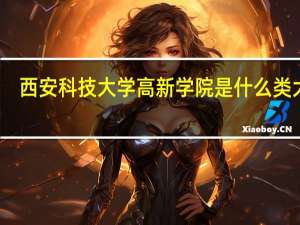 西安科技大学高新学院是什么类大学