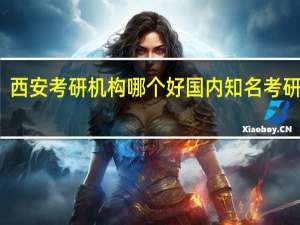 西安考研机构哪个好 国内知名考研机构