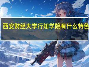 西安财经大学行知学院有什么特色专业