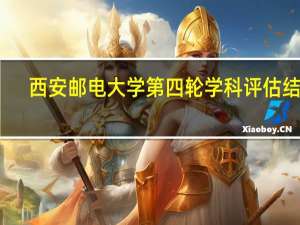 西安邮电大学第四轮学科评估结果