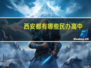 西安都有哪些民办高中