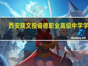 西安陕文投睿德职业高级中学学费