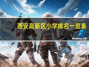 西安高新区小学排名一览表