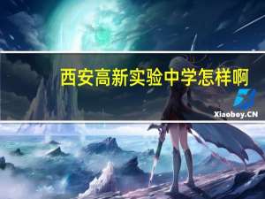 西安高新实验中学怎样啊