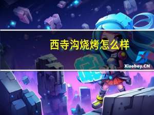 西寺沟烧烤怎么样