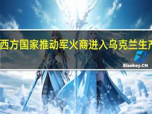 西方国家推动军火商进入乌克兰生产武器