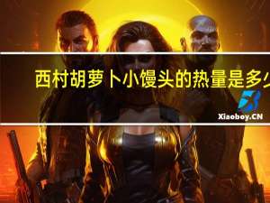 西村 胡萝卜小馒头的热量是多少