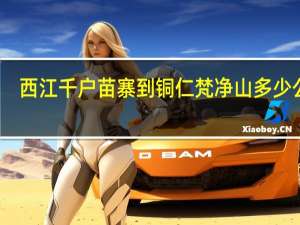 西江千户苗寨到铜仁梵净山多少公里