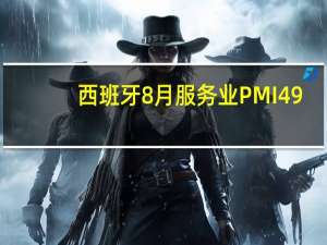 西班牙8月服务业PMI 49.3预期51.5前值52.8