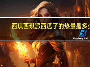 西琪 西琪派西瓜子的热量是多少