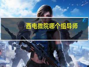 西电微院哪个组导师