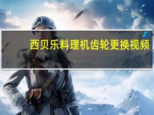 西贝乐料理机齿轮更换视频（西贝乐料理机）