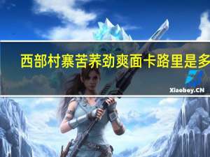 西部村寨 苦荞劲爽面卡路里是多少
