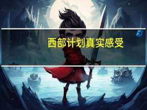 西部计划真实感受