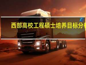 西部高校工程硕士培养目标分析