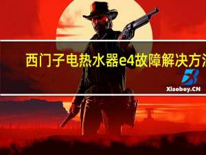 西门子电热水器e4故障解决方法（西门子电热水器）