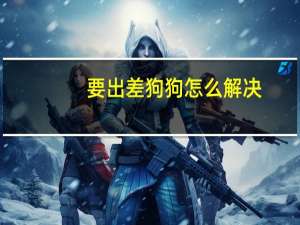 要出差狗狗怎么解决