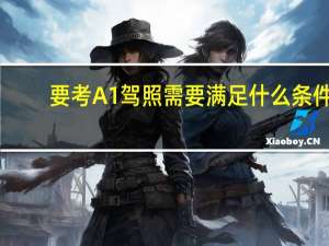要考A1驾照需要满足什么条件