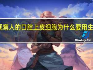 观察人的口腔上皮细胞为什么要用生理盐水（口腔上皮细胞为什么要用生理盐水）