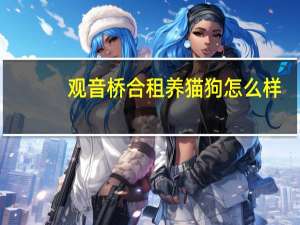 观音桥合租养猫狗怎么样