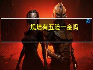 规培有五险一金吗