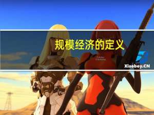 规模经济的定义（规模经济）