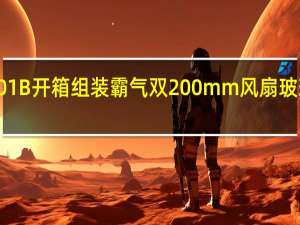 视博通双面男爵SW001B开箱组装霸气双200mm风扇玻璃与网孔两种面板任君选择