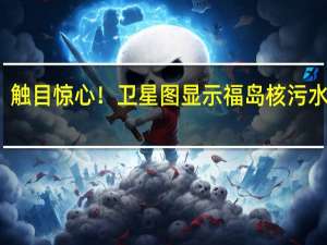 触目惊心！卫星图显示福岛核污水激增