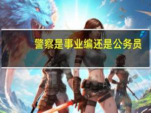 警察是事业编还是公务员