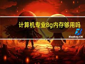 计算机专业8g内存够用吗