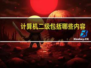计算机二级包括哪些内容