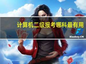 计算机二级报考哪科最有用