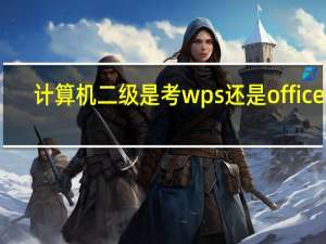 计算机二级是考wps还是office呢
