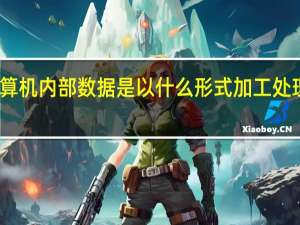 计算机内部数据是以什么形式加工处理和传送（计算机内部数据是以什么形式加工处理和传送的）