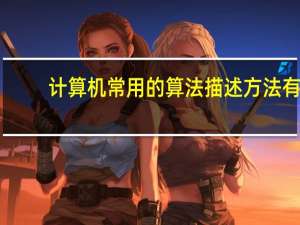 计算机常用的算法描述方法有（目前能通过计算机实现算法得到结果的是）