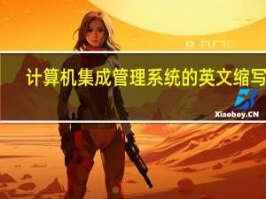 计算机集成管理系统的英文缩写是