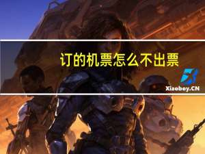 订的机票怎么不出票